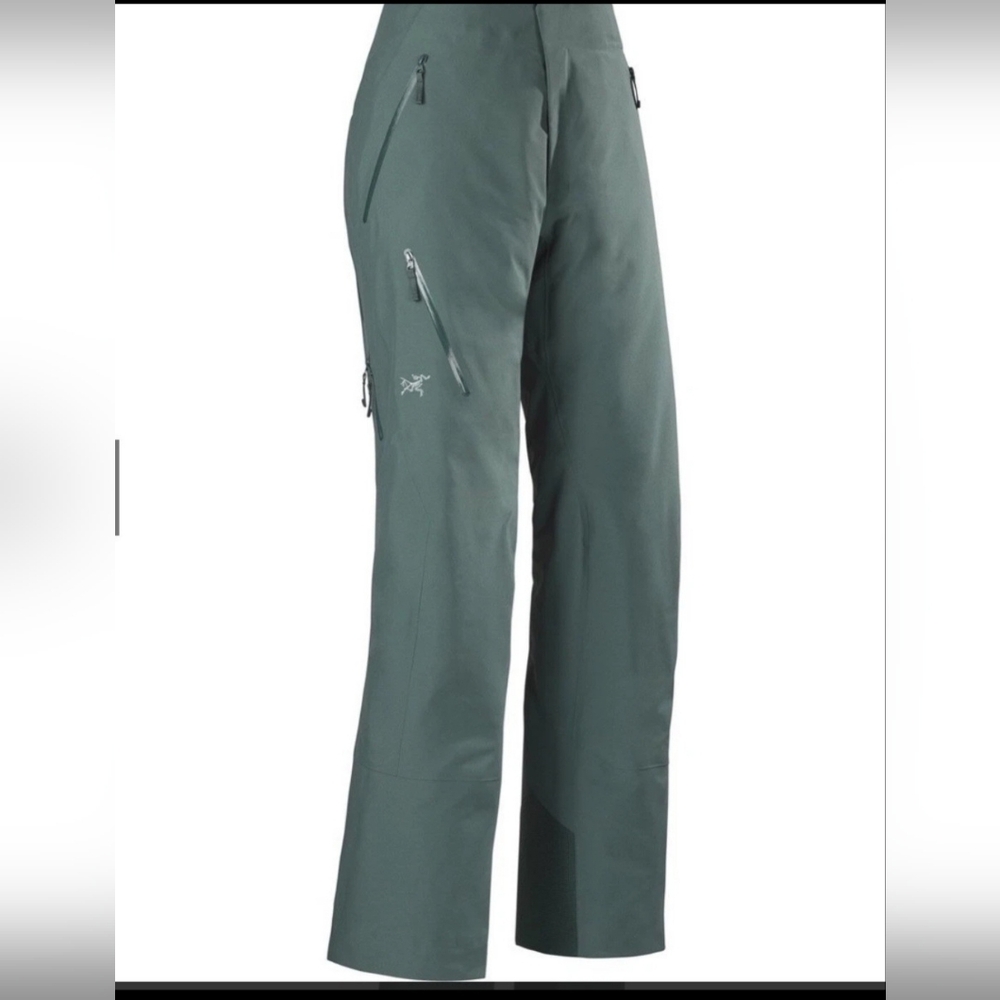 Arc'teryx Ski Pant Womens Size 10 R Green Goretex Nwt Insulated